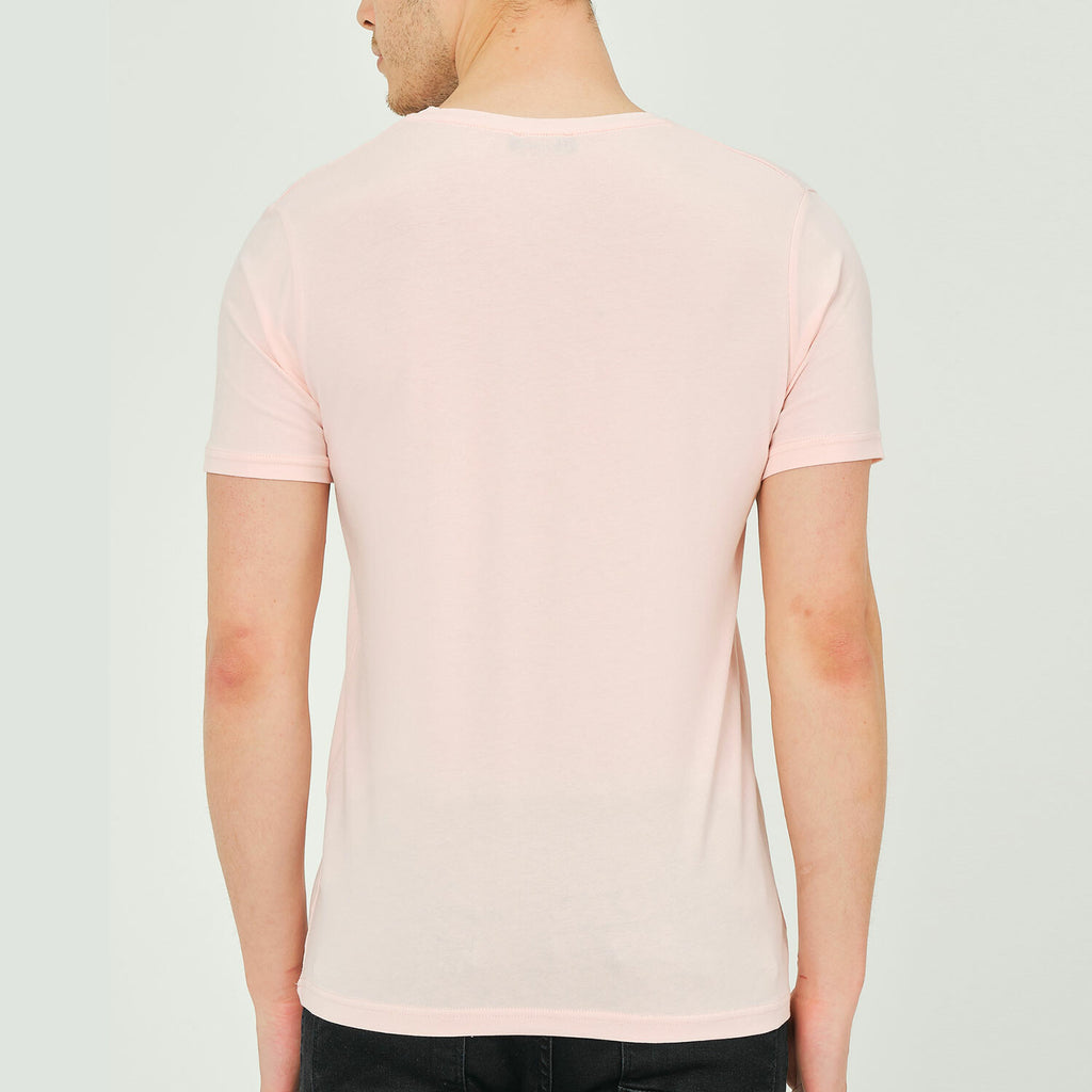 Alex V-Neck Shirt // Pink