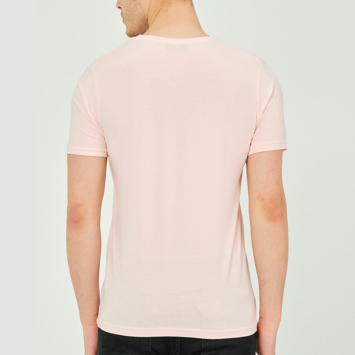 Alex V-Neck Shirt // Pink