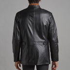 Alexander Leather Jacket // Black