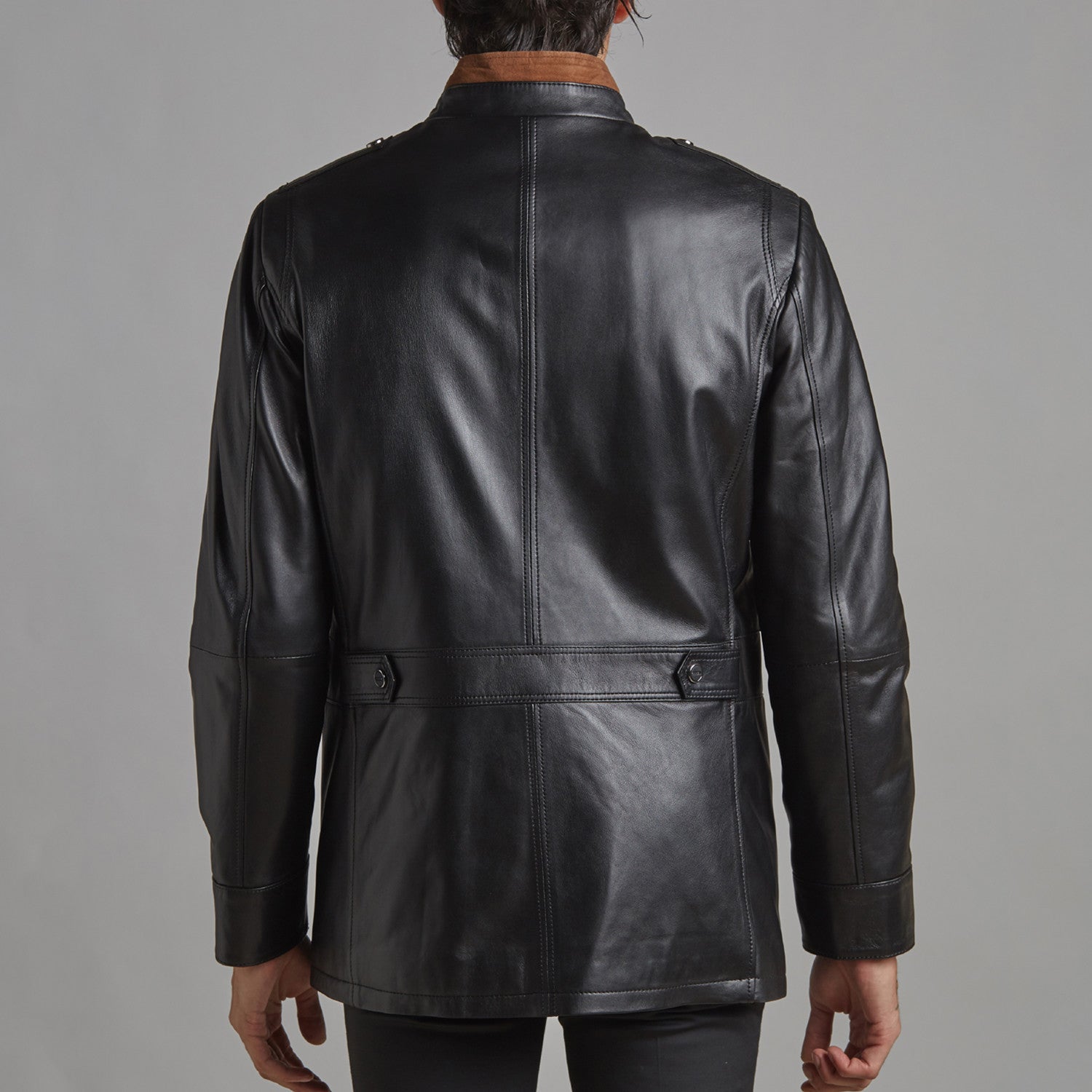 Alexander Leather Jacket // Black