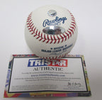 J Brent Cox Yankees Signed/Autographed OML Baseball TriStar 138738