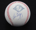 Juan Beniquez Signed/Auto Yankees 100th OML Baseball MAB 187047