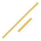 14k Yellow Gold Polished Miami Cuban Chain Necklace
