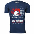Star Spangled Football T-Shirt - New England // Navy