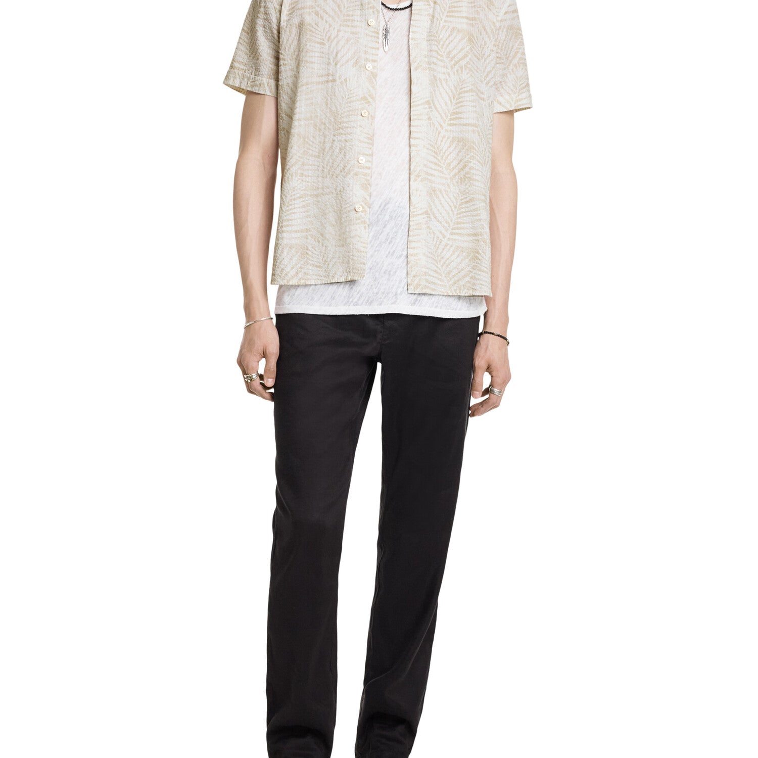 Loren // Short Sleeve Sport Shirt // Terra Brown