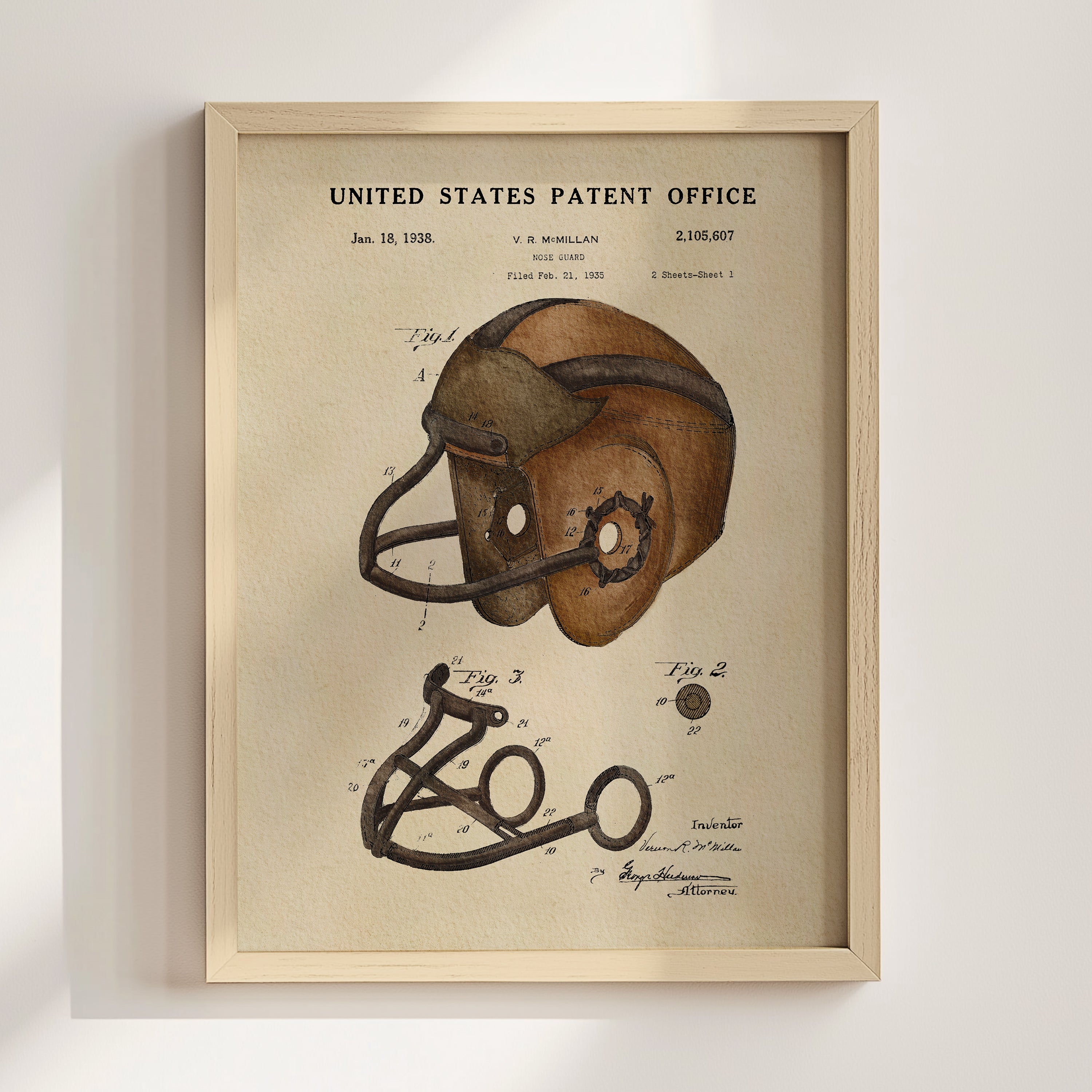 Football Helmet (1938)