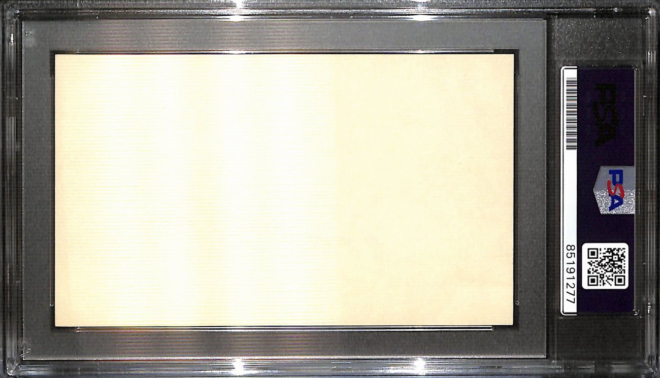 Joe Torre Signed/Auto 3x5 Index Card New York Yankees PSA/DNA 187236