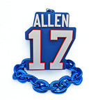 Player 3D Logo EVA Foam Necklace 30 inches – The Perfect Game Day Gift for Fans