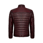 Quilted Jacket // Burgundy