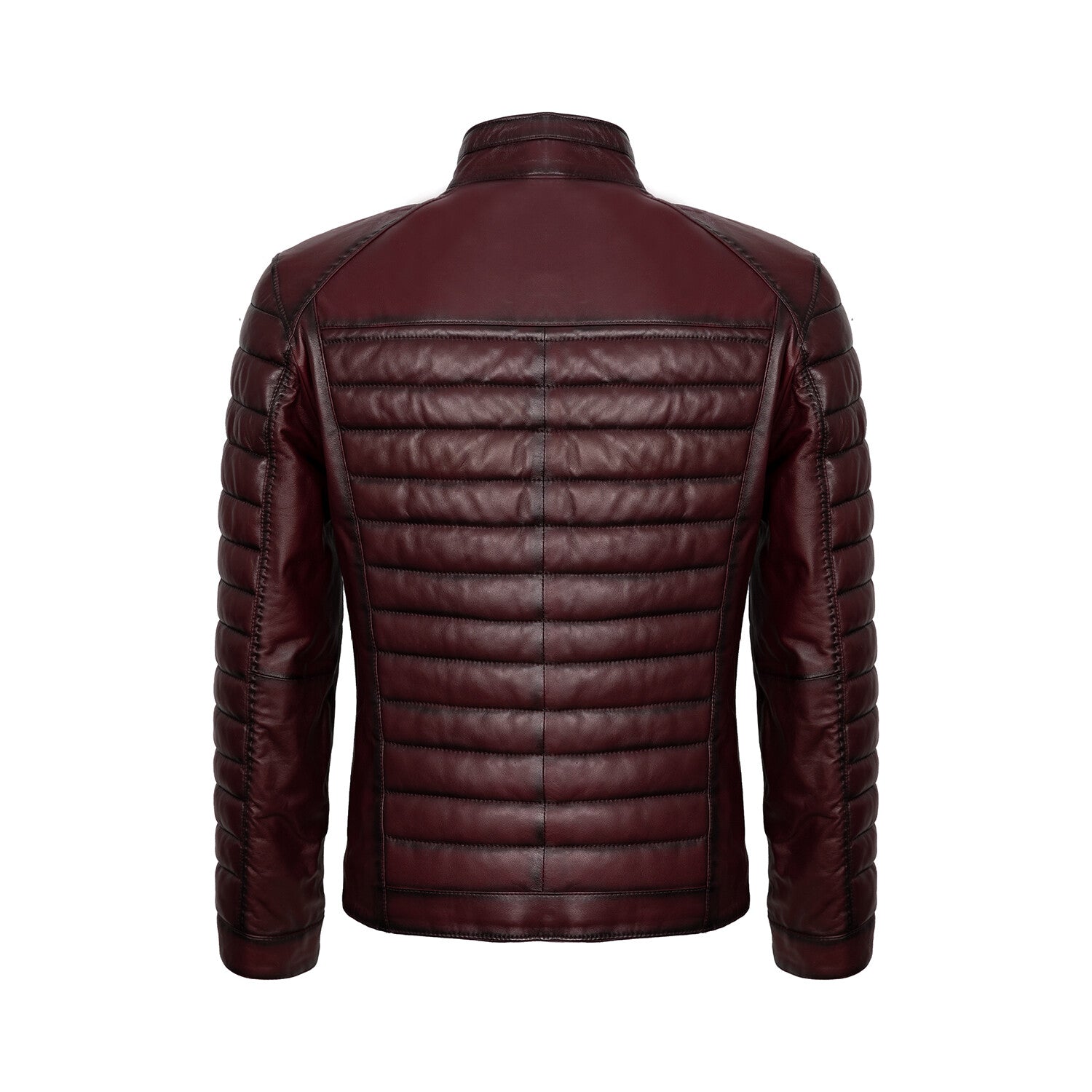 Quilted Jacket // Burgundy