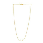 Adjustable Cable Chain in 14k Yellow Gold (0.97 mm)