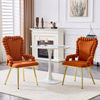 Puffy Bubble, Ball Chain Chair With Armrests (Set of 2)