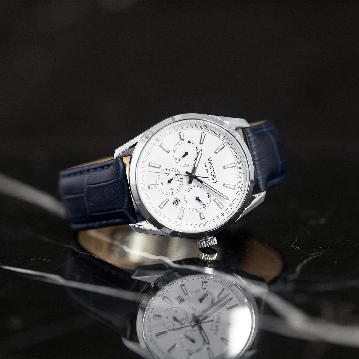 Vincero Reserve Automatic // BLU-SIL-Z06