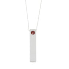 Garnet Fashion Pendants Sterling Silver