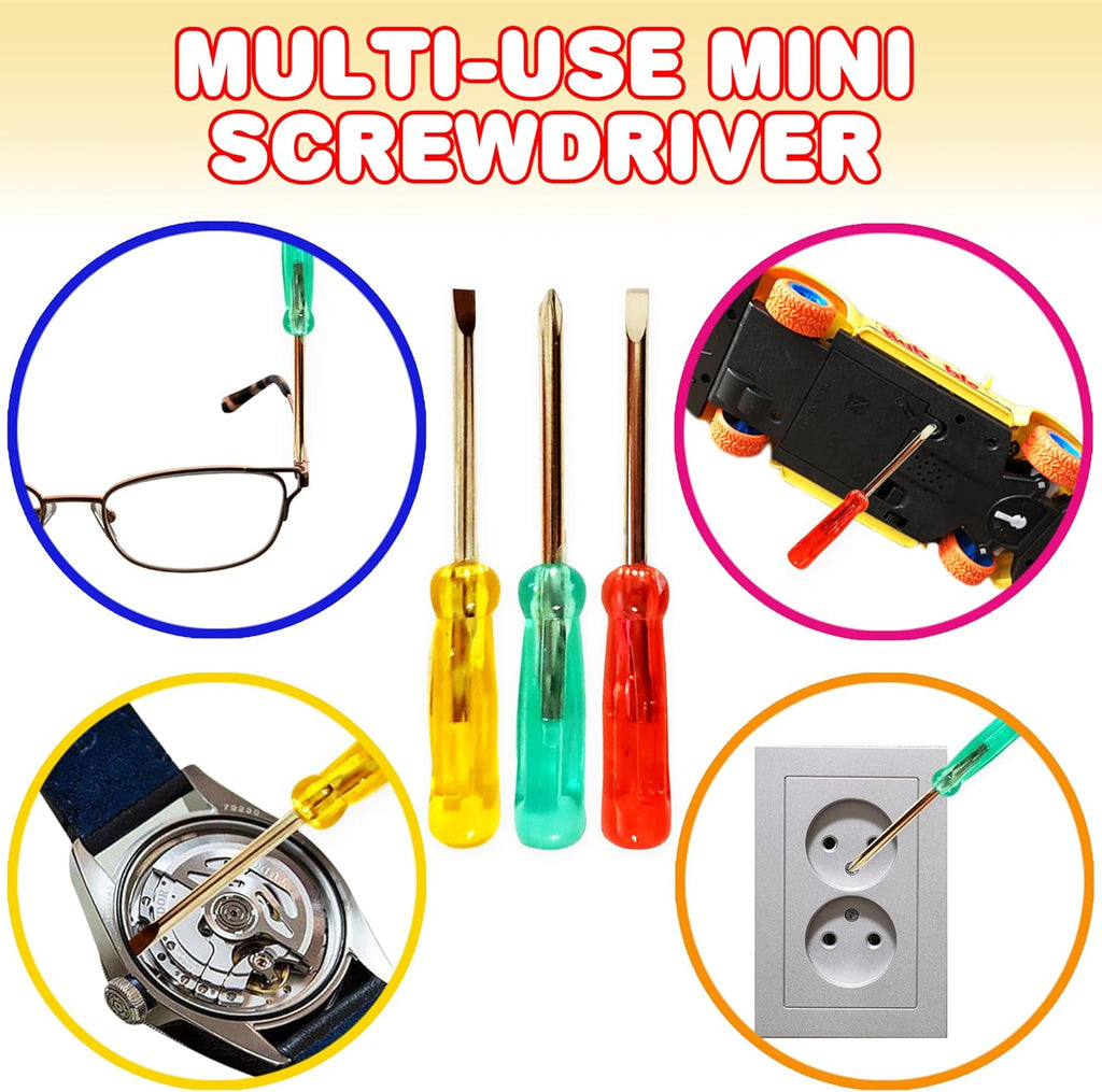 Mini 3-Piece Screwdriver Keychain Set – Choose Your Quantity! 🧰🔧