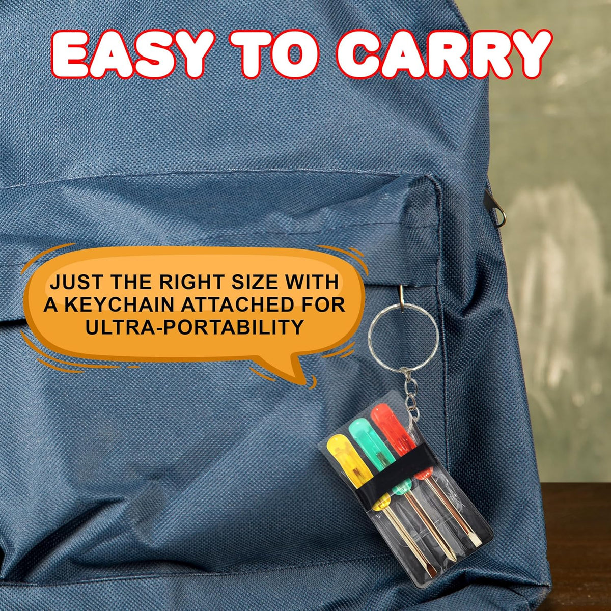 Mini 3-Piece Screwdriver Keychain Set – Choose Your Quantity! 🧰🔧
