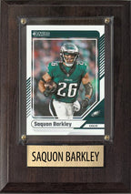 Saquon Barkley Philadelphia Eagles 2025 2024 Donruss Score Prizm Topps 4x6 Gift Plaque