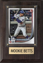 Mookie Betts Los Angeles Dodgers 2025 2024 Topps Bowman 4x6 Gift Plaque