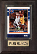 Jalen Brunson new York Knicks 2025 2024 Donruss Score Prizm Topps 4x6 Gift Plaque