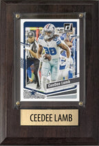 CeeDee Lamb Dallas Cowboys 2025 2024 Donruss Score Prizm Topps 4x6 Gift Plaque