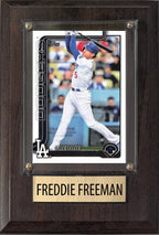 Freddie Freeman Los Angeles Dodgers 2025 2024 Topps Bowman 4x6 Gift Plaque