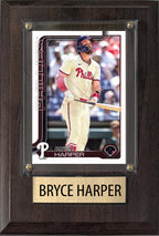 Bryce Harper Philadelphia Phillies 2025 2026 Topps Bowman 4x6 Gift Plaque