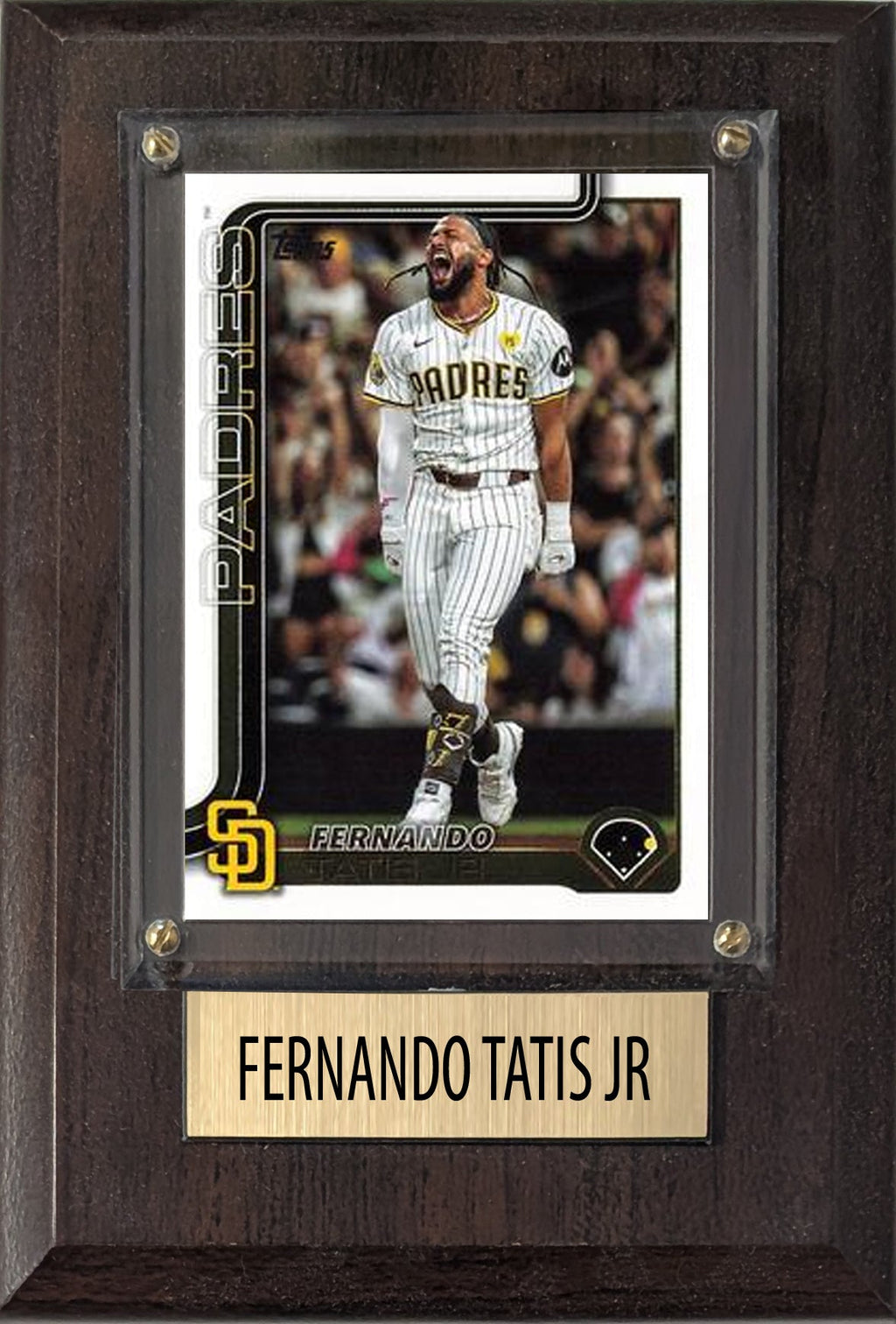 Fernando Tatis Jr San Diego Padres 2025 2024 Topps Bowman 4x6 Gift Plaque