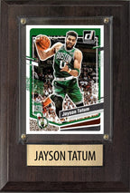 Jayson Tatum Boston Celtics 2025 2024 Donruss Score Prizm Topps 4x6 Gift Plaque