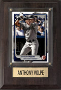 Anthony Volpe New York Yankees 2025 2024 Topps Bowman 4x6 Gift Plaque