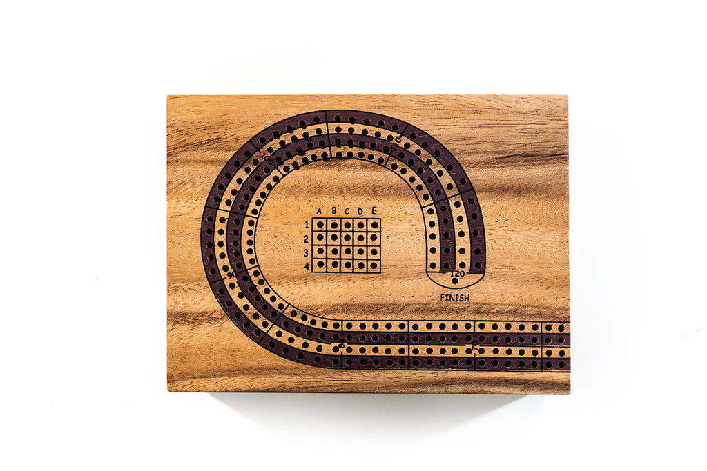4 Track Cribbage Board