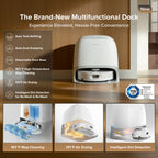 Roborock Qrevo Curv 2 Flow Roller Mop Robot Vacuum With Multifunctional Dock