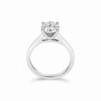 IGI Certified 14K White Gold 2.0 Cttw Round Lab Grown Diamond Solitaire Engagement Ring