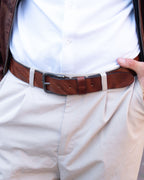 Dani | Classic Rugged Leather Belt
