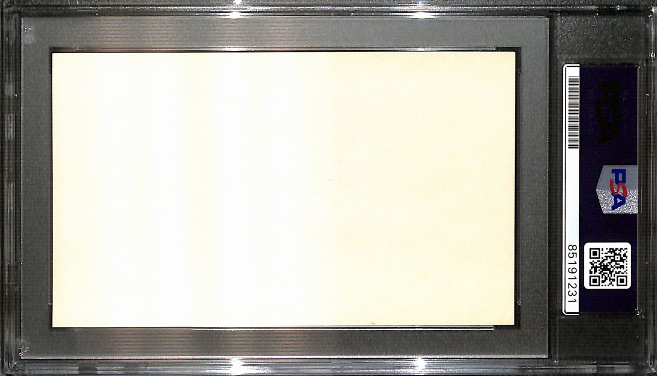 Bill Dickey HOF Signed/Auto 3x5 Index Card New York Yankees PSA/DNA 187229