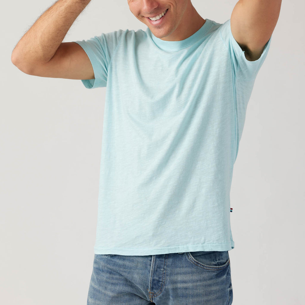 Essential Slub Crew // Light Blue