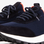 The Berlin Navy Suede Leather Men Sneaker