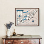 Vintage Map of Tennessee 1931