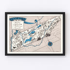 Vintage Map of Tennessee 1931