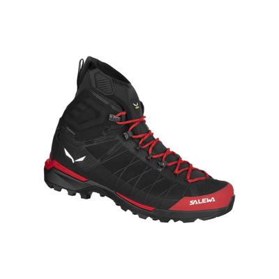 Salewa Ortles Light Mid Ptx Mens Hiking Boots Flame Black Size 9