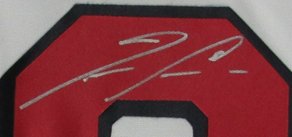 Ronald Acuna Jr. Signed Braves White Custom Baseball Jersey L Beckett 164314