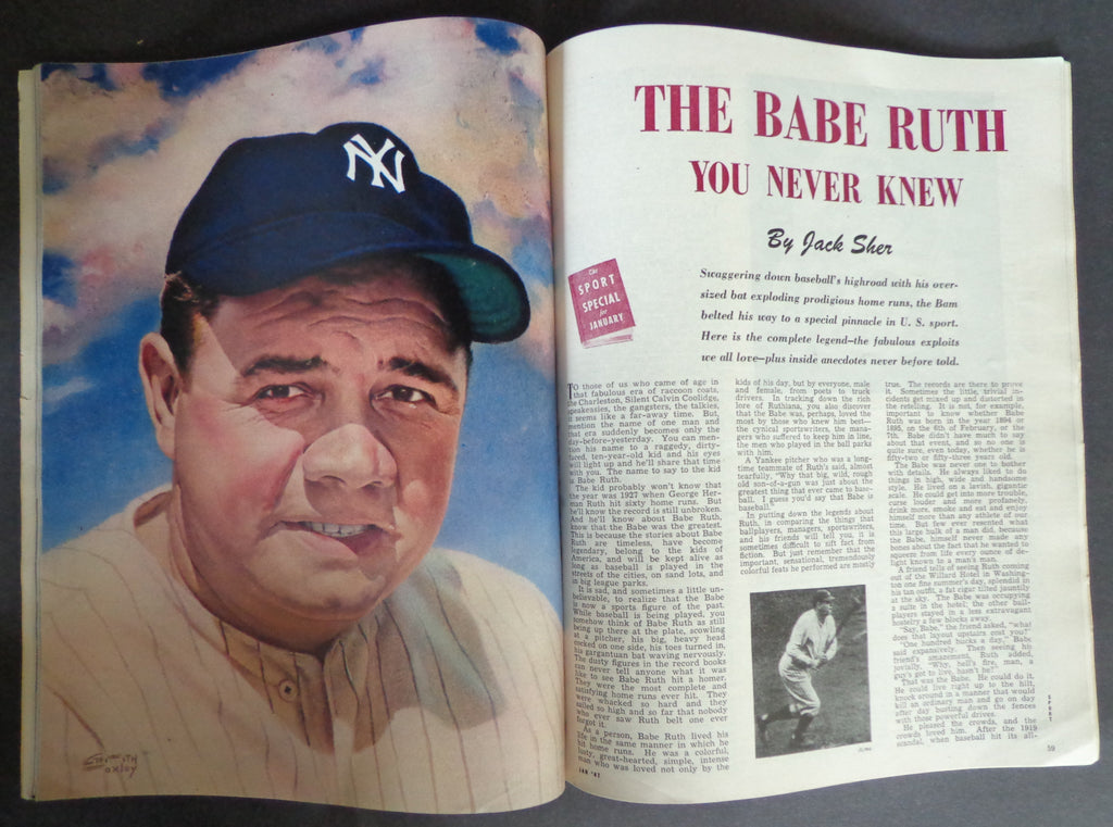 January 1947 SPORT Magazine NO LABEL Andy Phillip HOF "The Whizzer" 188422