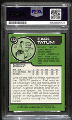 Earl Tatum Signed 1977 Topps Card #122 Los Angeles Lakers PSA/DNA 185731