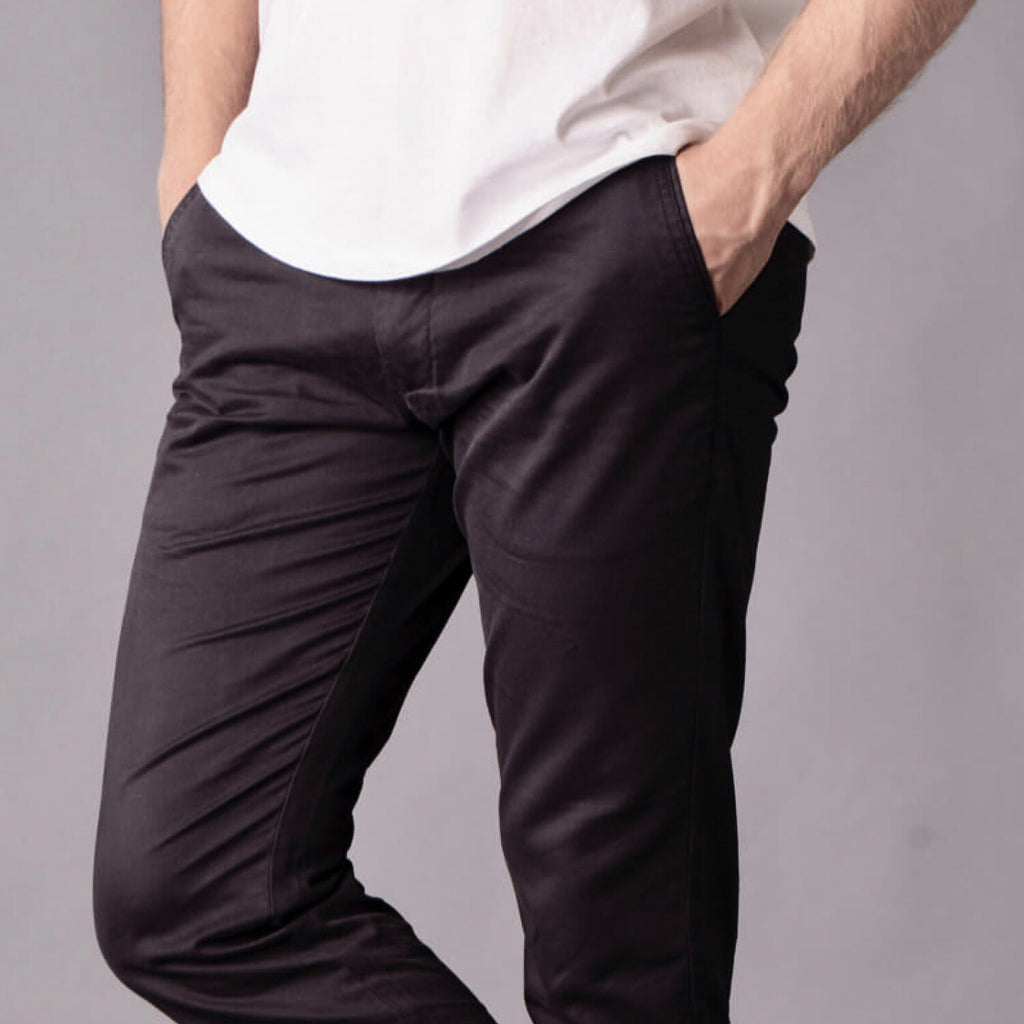 Feel Good Chinos // Solid Black