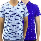 Some Shark Short Sleeve Tops For Men // 2 Pack