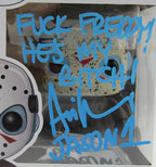 Ari Lehman Signed/Insc Funko Pop! #01 "Friday the 13th" Signed Blue JSA 190720