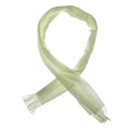Steve Madden Womens Flannel MidWeight Muffler Scarf Ivory OS