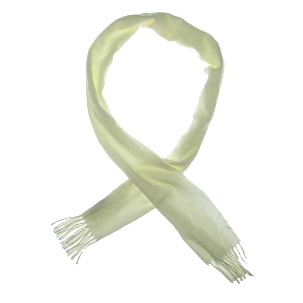 Steve Madden Womens Flannel MidWeight Muffler Scarf Ivory OS