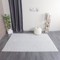 Chenille Woven Rug // White
