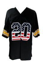 Rocky Bleier Autographed/Inscribed USA Custom Football Jersey Steelers JSA