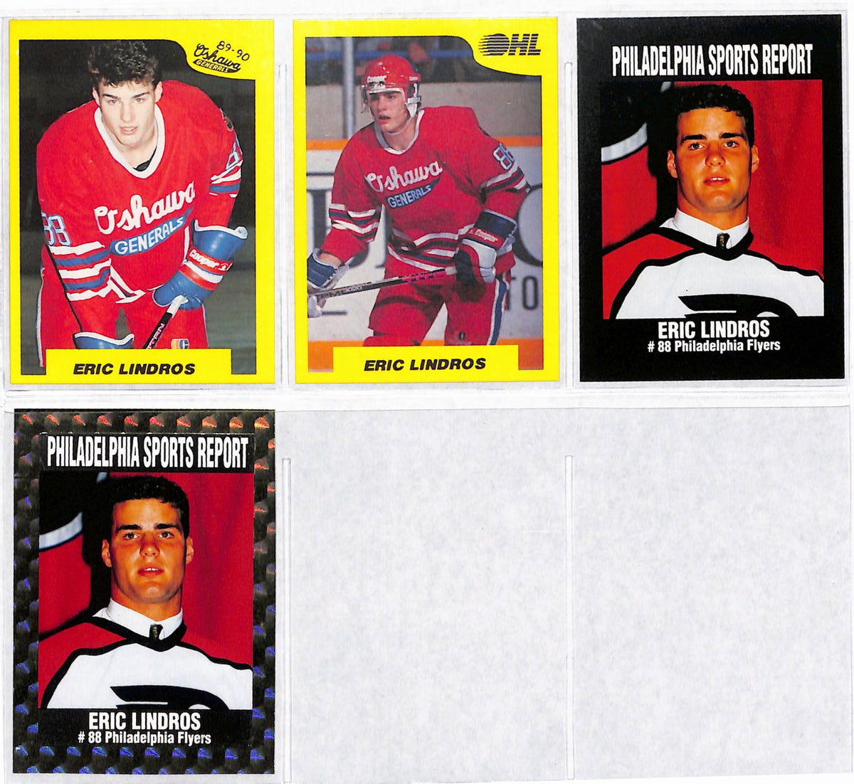 Lot of 7 Philadelphia Flyers Complete Team Sets Plus Lindros Cards 189215